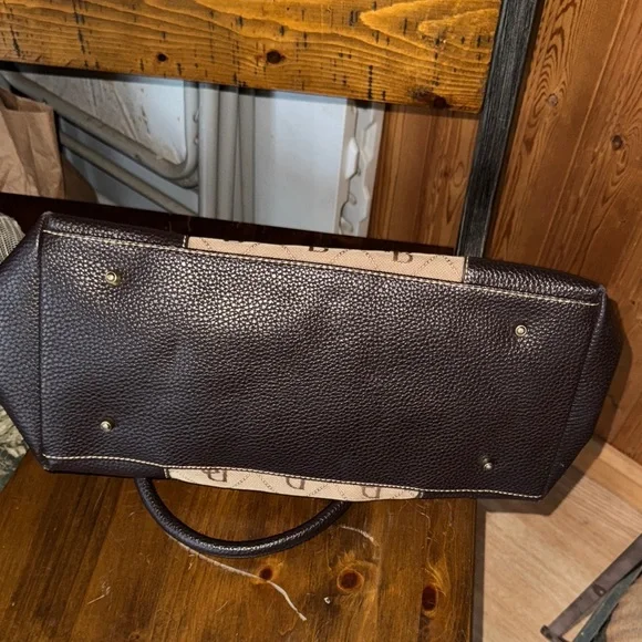 Dooney & Bourke Signature Brown and Tan Satchel - Picture 9 of 16